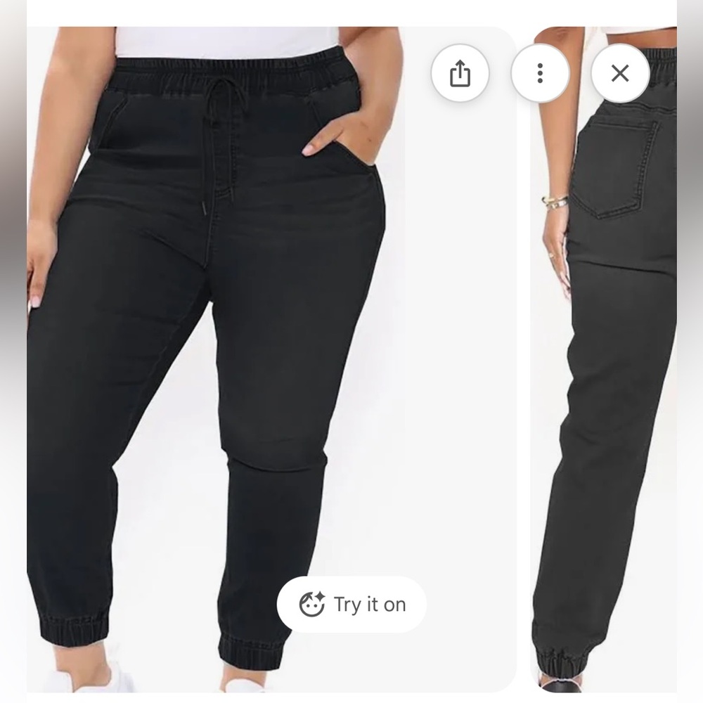 Denim Joggers
